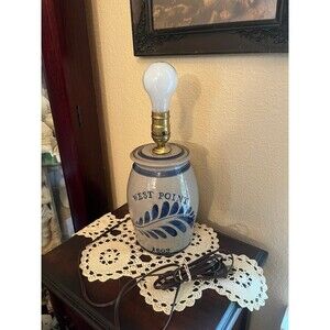Vintage Westerwald Salt Glaze Pottery Lamp